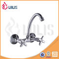 ( 6163-X72) Cheap Double Handle 3 Way Kitchen Faucet Restaurant Sink Faucet